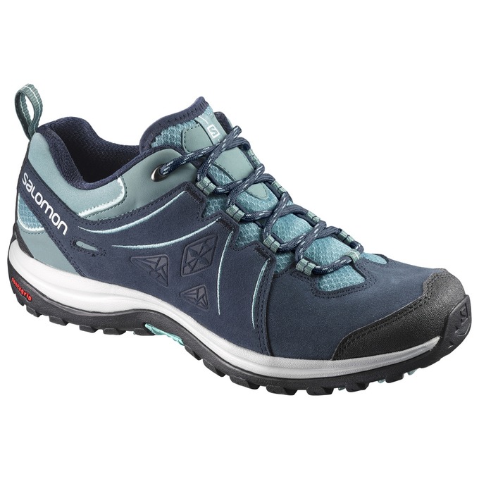 Zapatillas Trekking Salomon Mujer Turquesa Claro / Azul Marino - Salomon Argentina ELLIPSE 2 LTR W ,